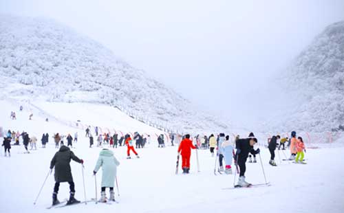 金佛山雪景